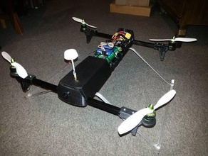 raven version 1 quad-copter r c vehicles drone quadcopter 3d print model - Mito3D