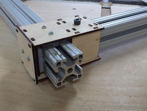 1515 t-slot 80 20's 15in linear slider robotics 3d print model - Mito3D