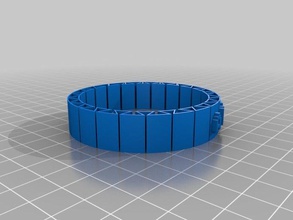 customized text bracelet bracelets 3d print model - Mito3D