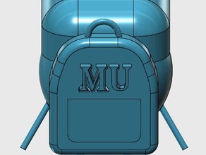 monster university mike monsteruniversity mu 3d print model - Mito3D
