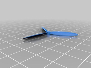 small high output customizable propeller hobby airplane blade boat helicopter plane quadcopter 3d print model - Mito3D