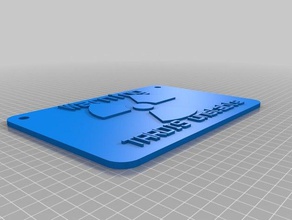 tardis sign signs & logos customized 3d print model - Mito3D