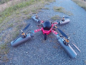 hp-v1 quadrocopter r c i veicoli diydrone drone quad quadcopter quadkopter quadrokopter quadx rc 3d print model - Mito3D