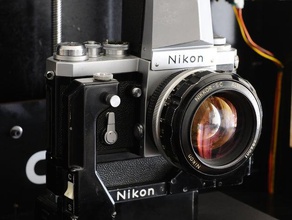 nikon f azione finder di copertura la fotocamera cap mirino 3d print model - Mito3D