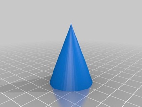 mon personnalisés cône creux les mathématiques de l'art personnalisé 3d print model - Mito3D
