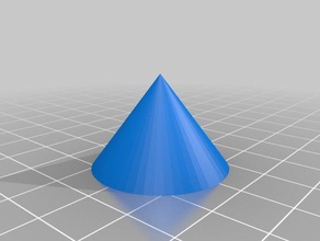 meu personalizados cone oco arte da matemática personalizado 3d print model - Mito3D