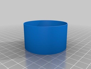1 pollici di larghezza pollice altezza cilindro prova vaso i contenitori su misura 3d print model - Mito3D
