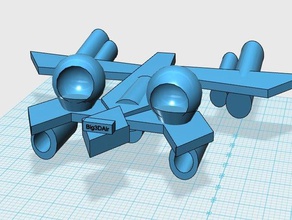 future car-big3d models airplanes atbig3d big3 big3d biglab car cars futurecar planes 3d print model - Mito3D