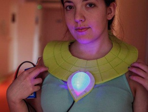 glowing gemstones costume cosplay elaryth gem glow lightitup stargate 3d print model - Mito3D