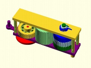 fergusons mechanische paradox Replik - Spielzeug Zahnräder orrery 3d print model - Mito3D