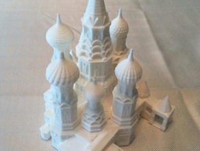 st basil Katedrali var 3d baskı 123d yakala tasarım amazingdesign mimarlık autodesk harika ünlü google makeredchallenge Rusya seetheworld taslak 3d print model - Mito3D