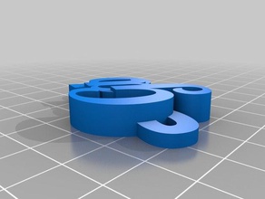 gab key chain organization customized 3d print model - Mito3D