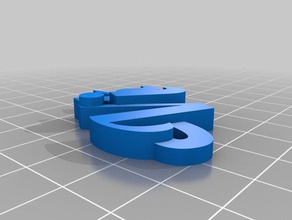 vik key chain organization customized 3d print model - Mito3D