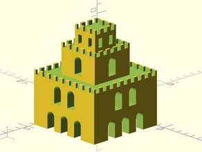 super mario bros castillo las estructuras de edificios buildacastle castillos 3d print model - Mito3D