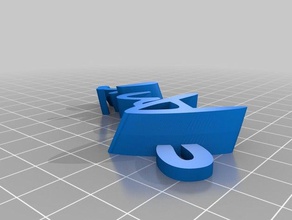 keyfob - amir organizasyon özelleştirilmiş 3d print model - Mito3D