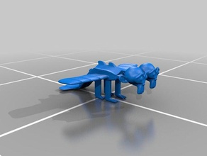 dragão macaco cabeças esculturas blender 3d feito crianças minecraft 3d print model - Mito3D