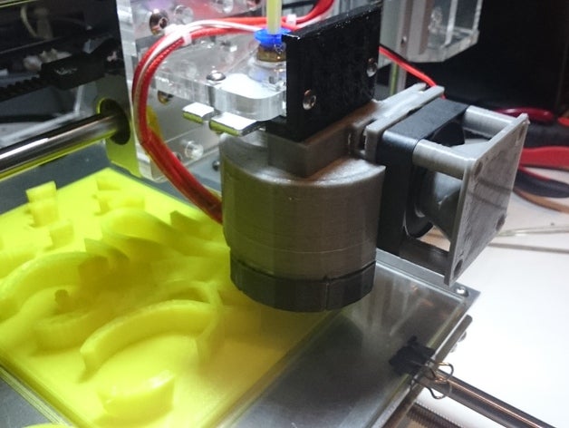 koruma fan 3d yazıcı aksesuarları parçaları kapak 3D print model - Mito3D