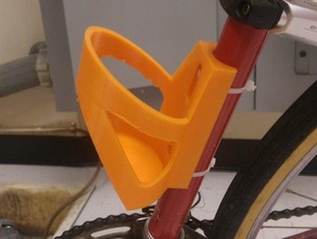 bike water bottle holder v2 sport & outdoors cycling wat waterbottle 3d print model - Mito3D