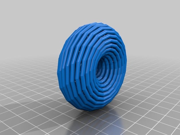 23 2 torus-Knoten 3D print model - Mito3D