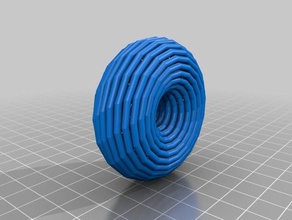 23 2 torus knot 3d print model - Mito3D