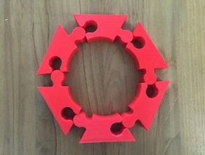 Unmögliche jigsaw puzzle Rätsel 3d print model - Mito3D