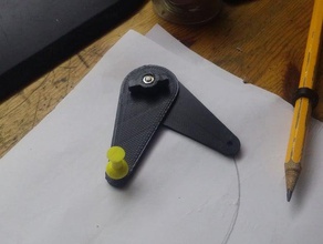 mais fácil círculo gaveta até 200mm ferramentas manuais compas desenhar ferramenta de mão madeira 3d print model - Mito3D