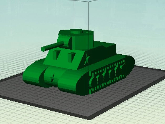 tanque veículos do exército 3D print model - Mito3D