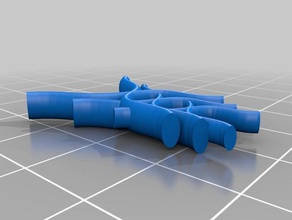 corsé de las cadenas art la cadena 3d print model - Mito3D