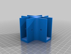 shelfie x bracket 3 4in mdf plywood organization customized 3d print model - Mito3D