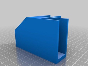 shelfie l foot left side bracket 3 4in mdf plywood organization customized 3d print model - Mito3D