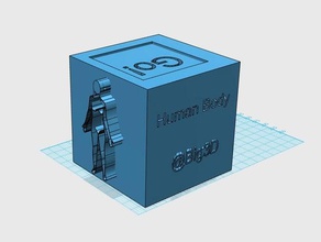 corpo umano dadi - big3d di apprendimento 3d atb atbig3d biglab i humanbodydice 3d print model - Mito3D