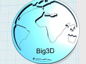 terra-medal2-big3d modelli atbig3d big3d biglab terra medaglia la ciondolo 3d print model - Mito3D