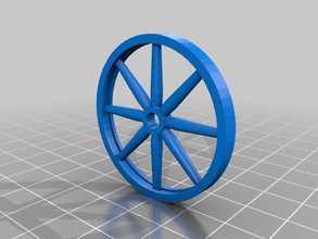 spoked wheel other 3d print model - Mito3D