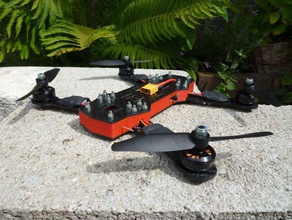 zmr 250 slim construir espaciador r c vehículos quadcopter marco reddit zmr250 partes 3d print model - Mito3D