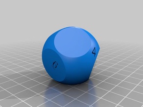 7-sided die dice customized 3d print model - Mito3D