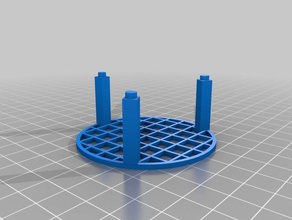 customized drying rack 60mm tool holders & boxes 3d print model - Mito3D