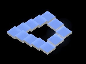 primrose steps 3d printing 3dmodel cool optical illusion 3d print model - Mito3D
