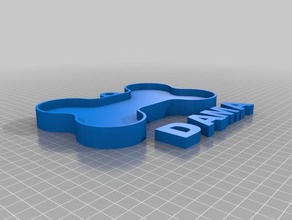 etiqueta de perro leyva La impresión en 3d 3d print model - Mito3D