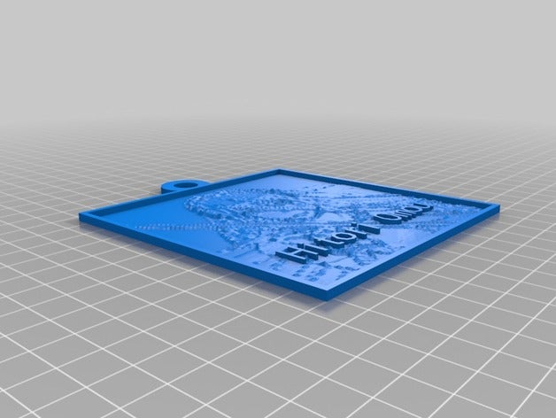 aqua azura lithopane fire emblem Arte en 2d personalizado 3D print model - Mito3D