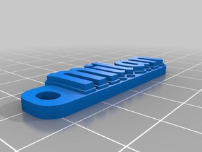 milan keyring organization customized 3d print model - Mito3D