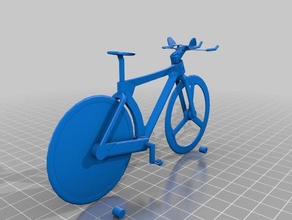 triathlon Fahrrad bauen Fahrrad-demo Fahrzeuge 3d print model - Mito3D