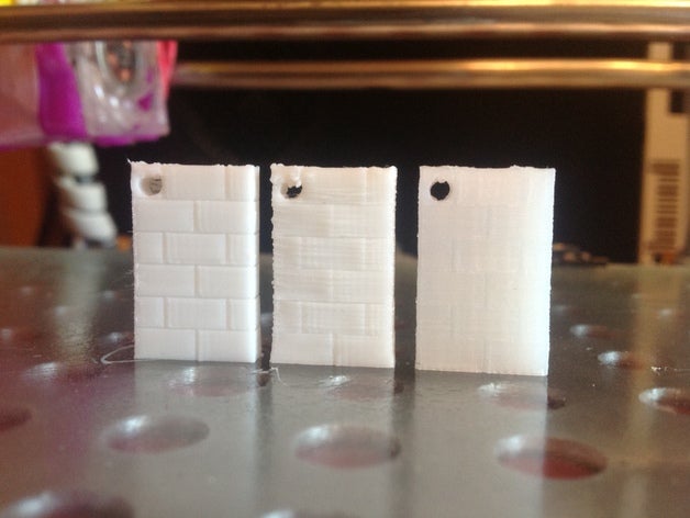 llavero muro household bricks keychain ladrillo pared wall 3D print model - Mito3D