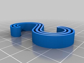 acanalado s en forma de gancho al aire libre jardín la curva 3d print model - Mito3D
