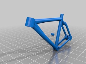 road bike frame erstellen Fahrzeuge 3d print model - Mito3D