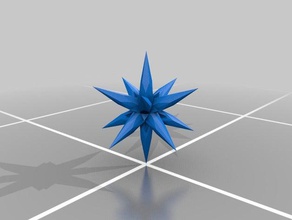 3d star sculptures blender forme étoiles 3d print model - Mito3D