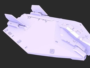 asp elite peligroso vehículos la élite espacio nave espacial los juegos de video juego 3d print model - Mito3D