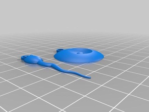 fecondazione orecchini gioielli orecchino gli 3d print model - Mito3D