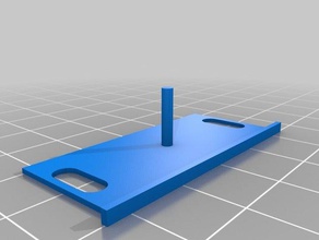 magnetic catch holder replacement parts openscad parametric 3d print model - Mito3D