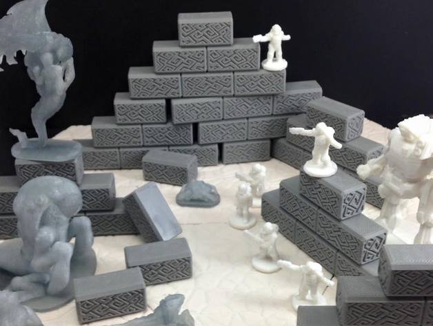 Ruinen zoth Gebäude & Strukturen 18mm 28 alien Brettspiel Kontinuum fantasy Spiel gaming horror der Miniatur modular Multiversum - Rollenspiel rpg scifi tabletop Gelände wargame wargaming wayfarer 3D print model - Mito3D