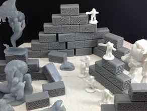 Ruinen zoth Gebäude & Strukturen 18mm 28 alien Brettspiel Kontinuum fantasy Spiel gaming horror der Miniatur modular Multiversum - Rollenspiel rpg scifi tabletop Gelände wargame wargaming wayfarer 3d print model - Mito3D